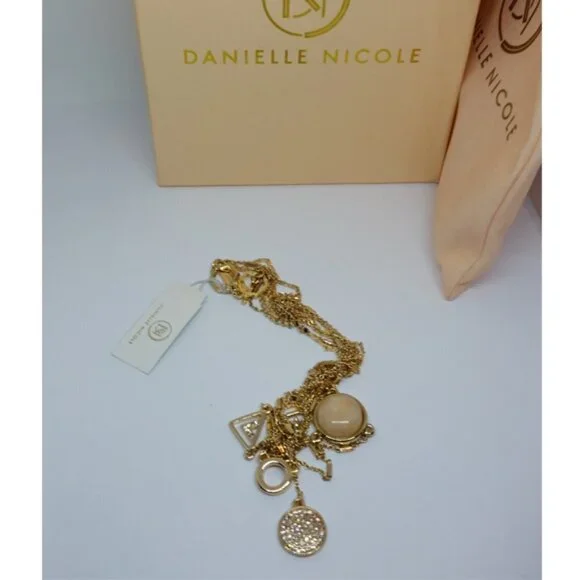 NWT Danielle Nicole Shape Shifter Layered Necklace - Picture 2 of 3